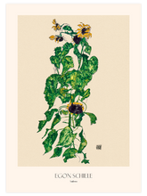 Egon Schiele Ayçiçekleri - Art Print